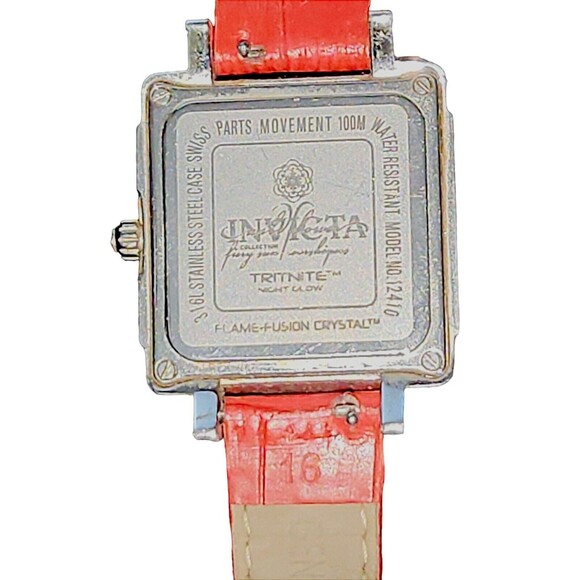 Invicta Women’s Wildflower Collection Square Tank Quartz Watch, Model 12410 - Picture 10 of 11